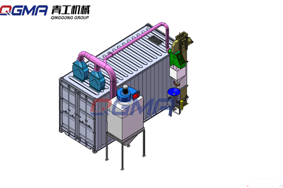 集裝箱噴砂房