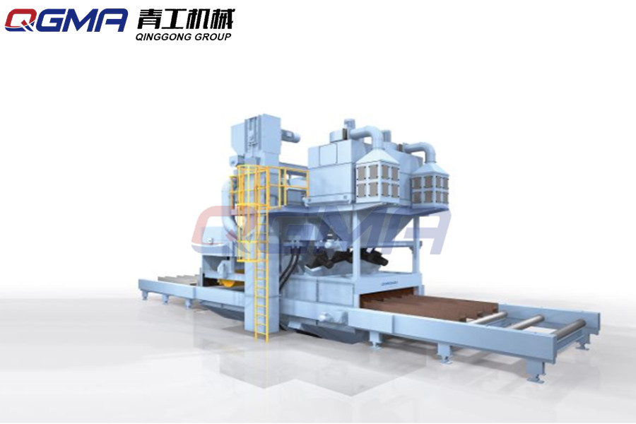 鐵藝床通過式拋丸機(jī)的工作原理